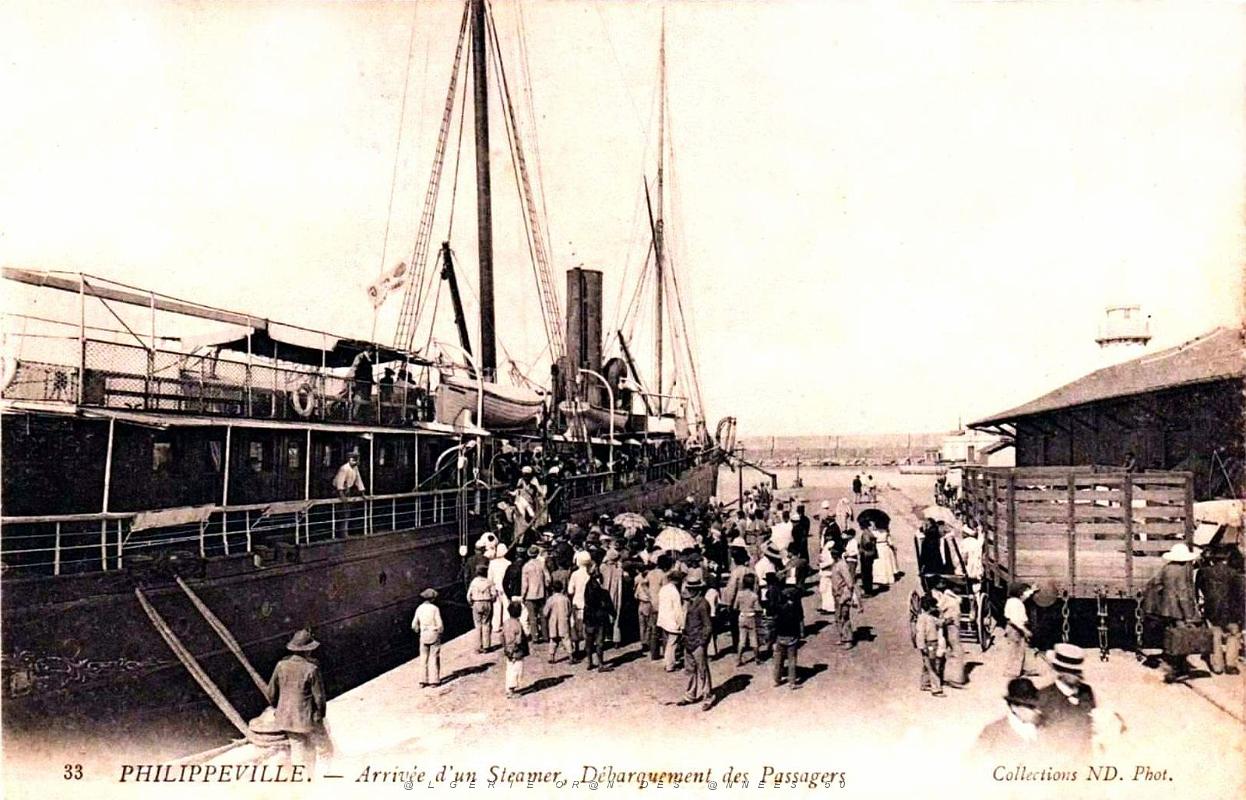 508- Philippeville - Arrivee d'un steamer.jpg